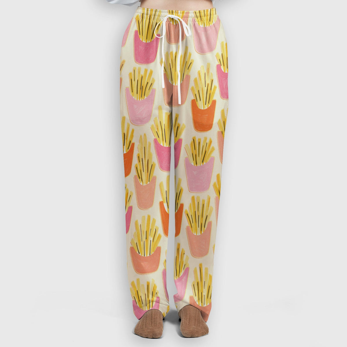 French Fries Nurse Scrub Set