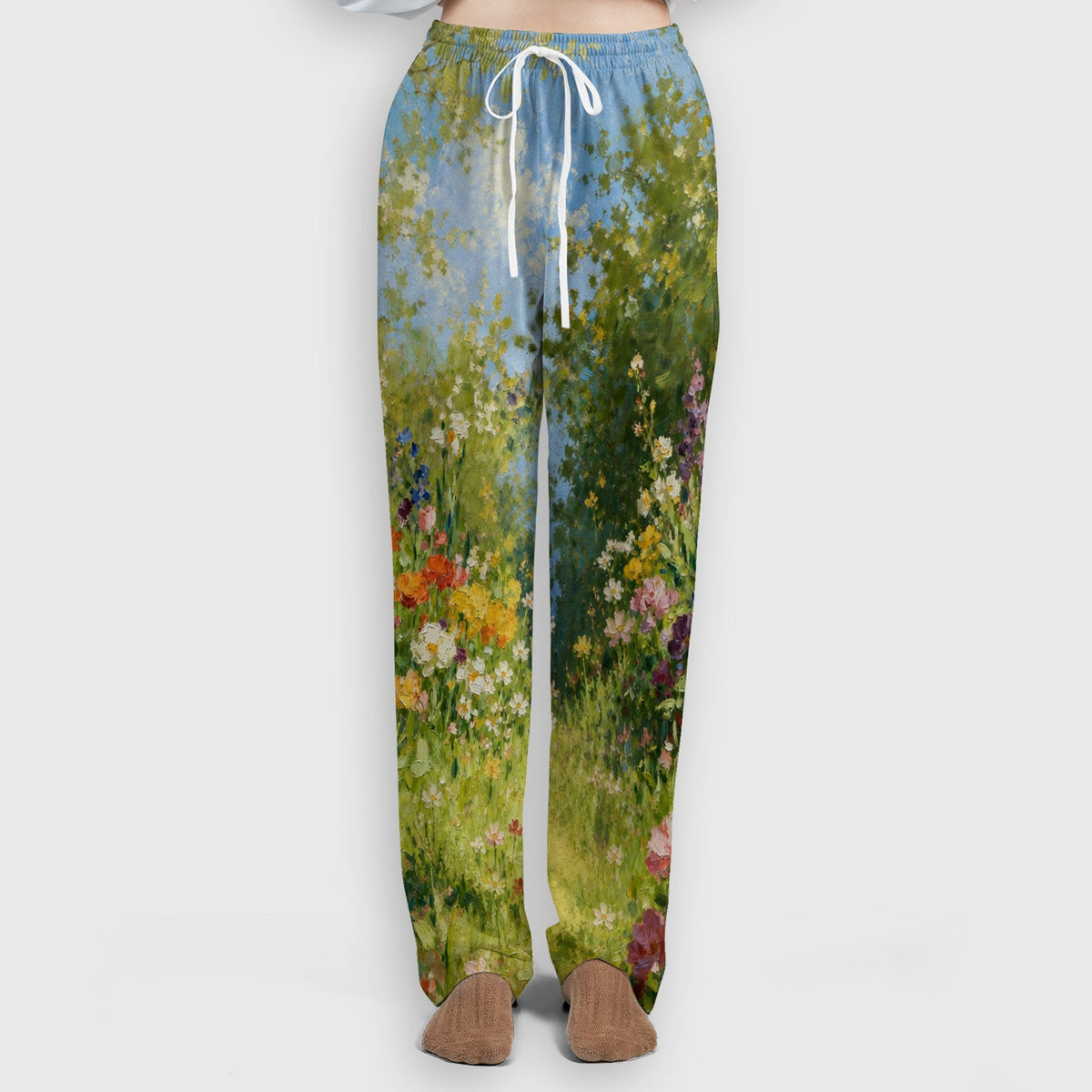 Whimsical Garden Cat Blossom Nurse Scrub Set