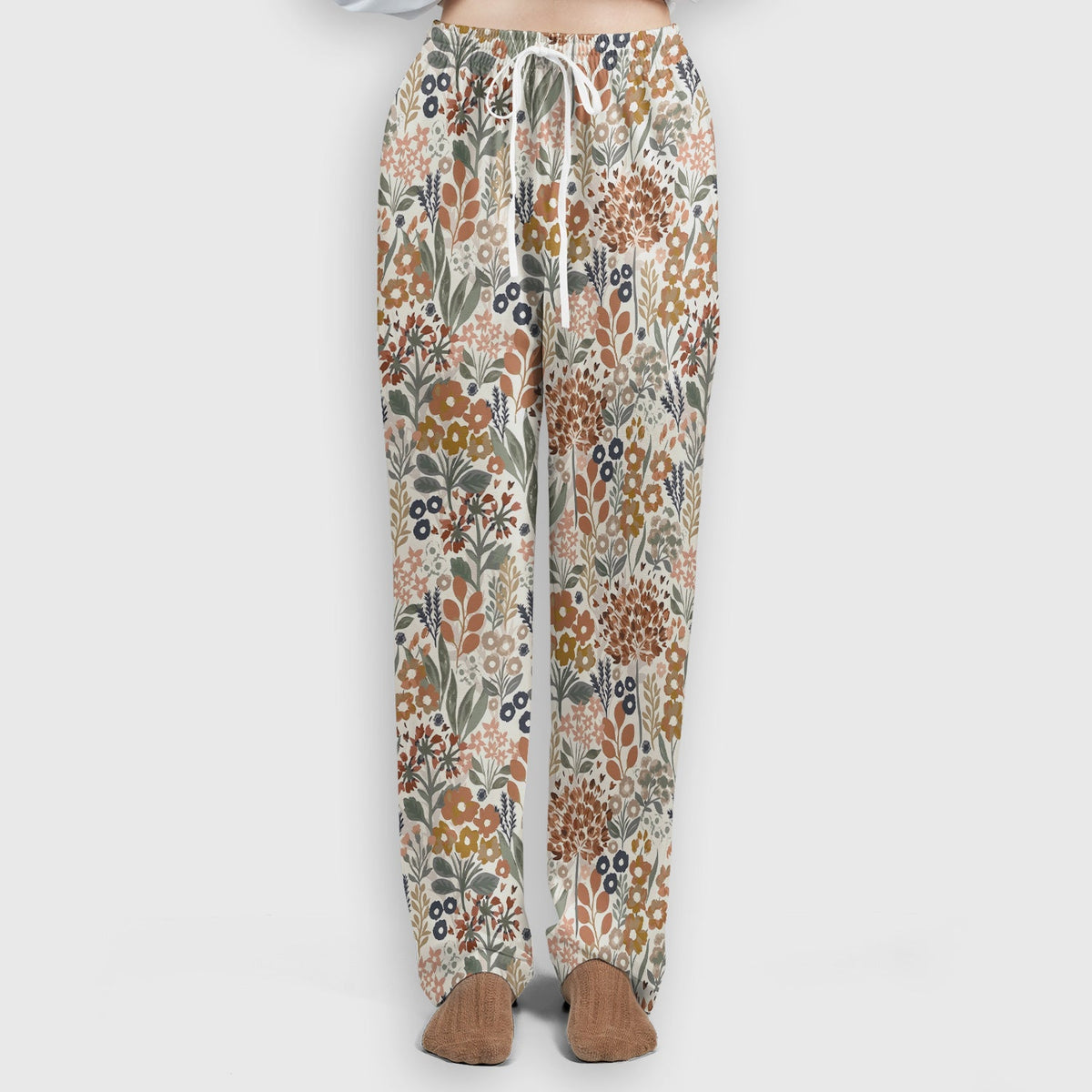 Vintage Botanical Floral Nurse Scrub Set