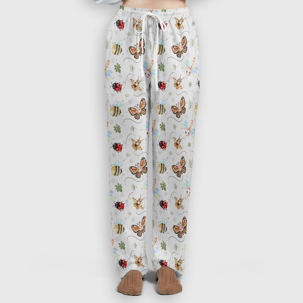 Colorful Garden Insect Nurse Scrub Set