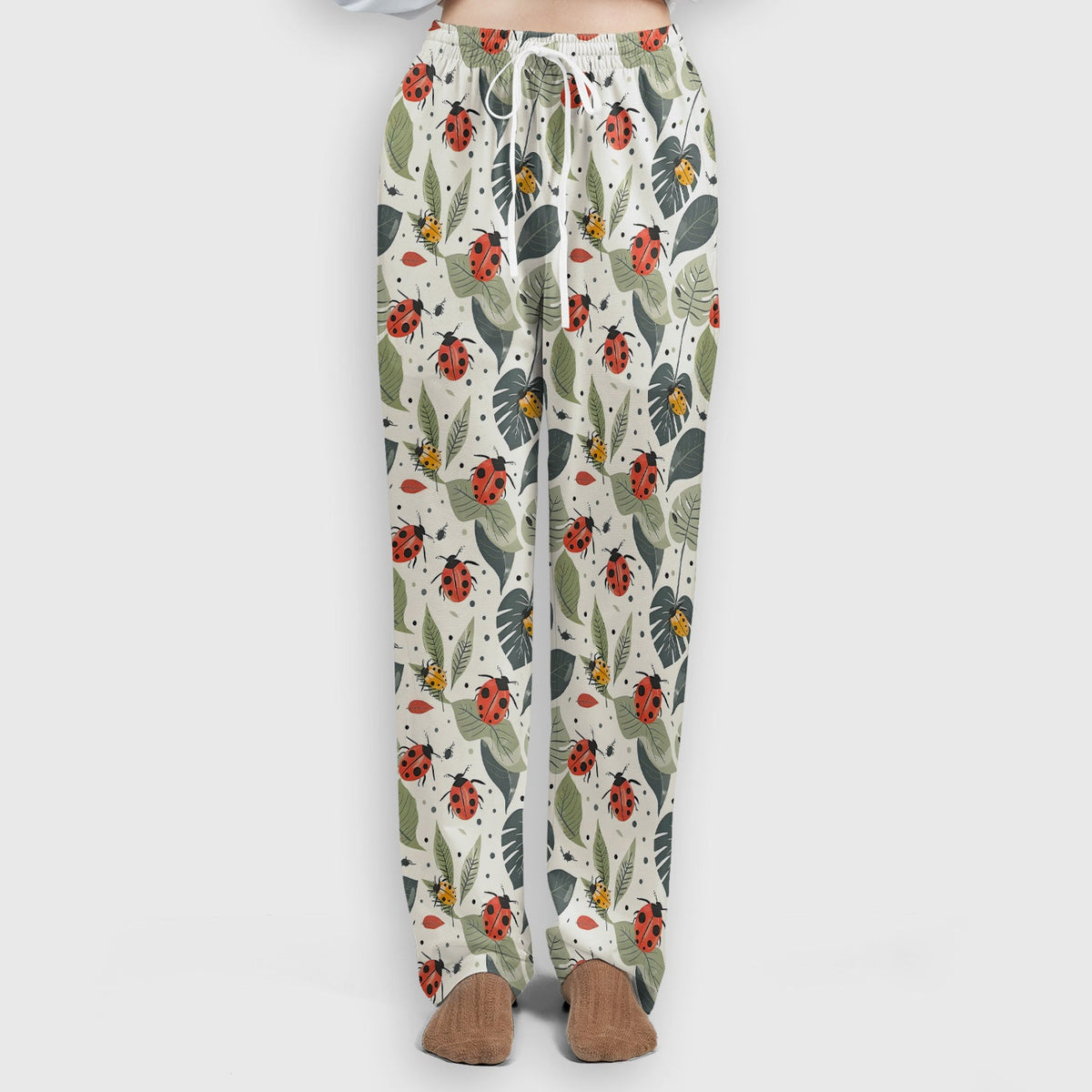 Ladybug Leaf Nature Nurse Scrub Set