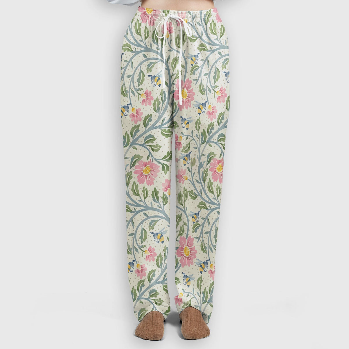 Floral Bee Garden Nurse Scrub Set