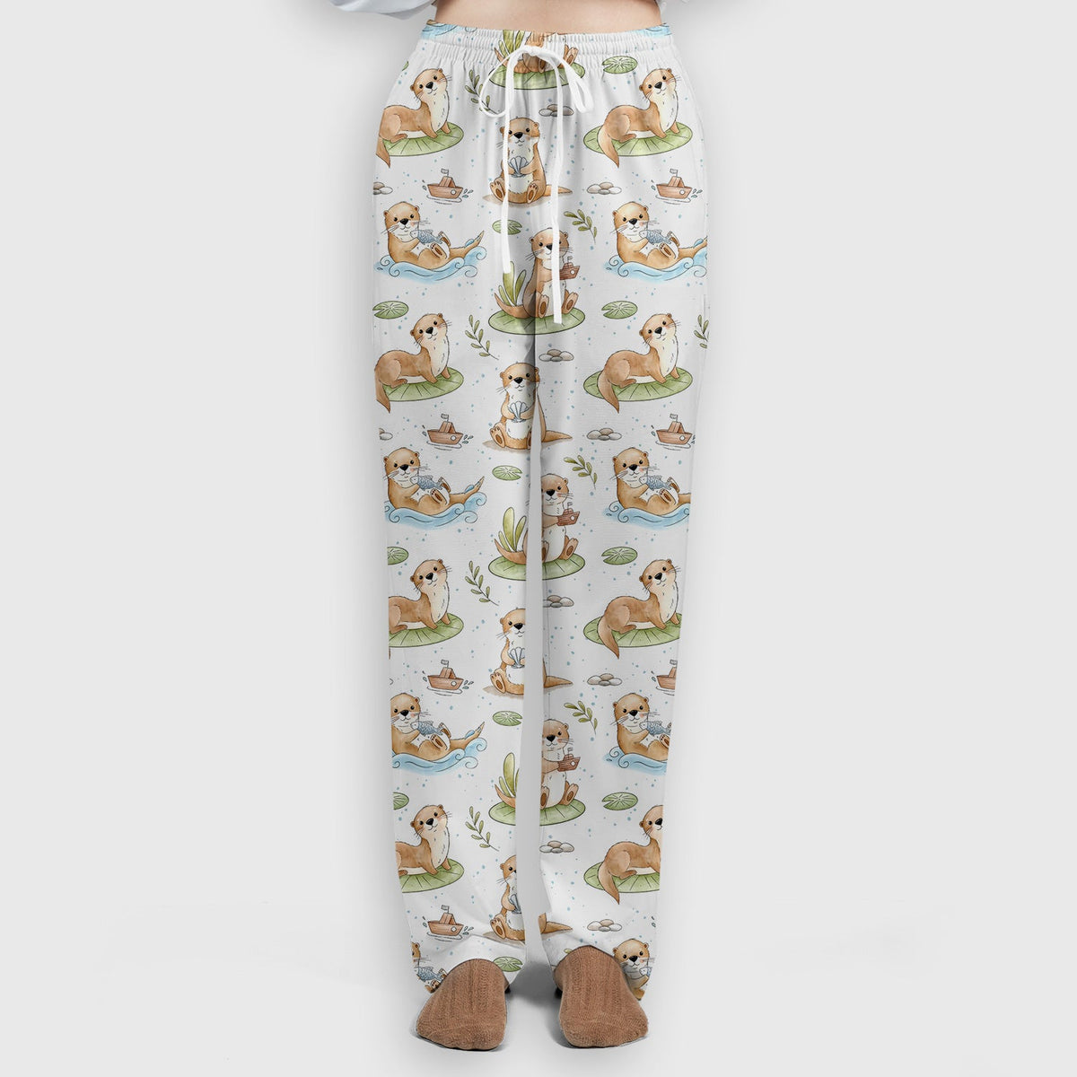 Otter Lily Pad Nurse Scrub Set