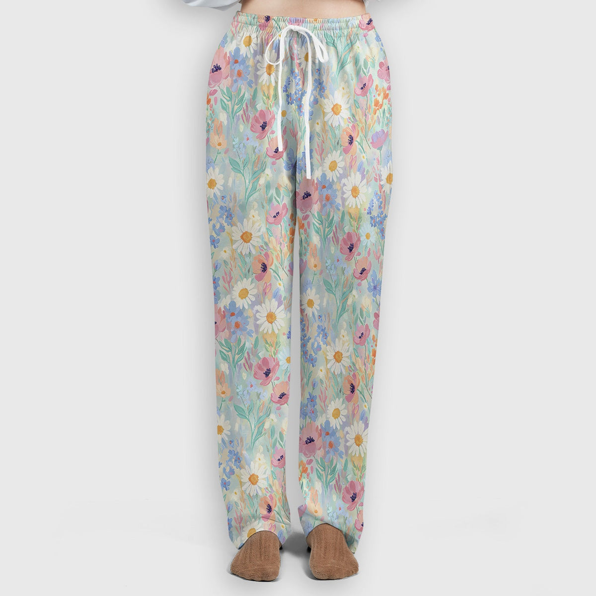 Pastel Wildflower Meadow Floral Nurse Scrub Set