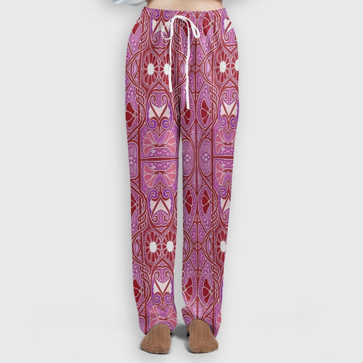 Vintage Ornamental Floral Nurse Scrub Set
