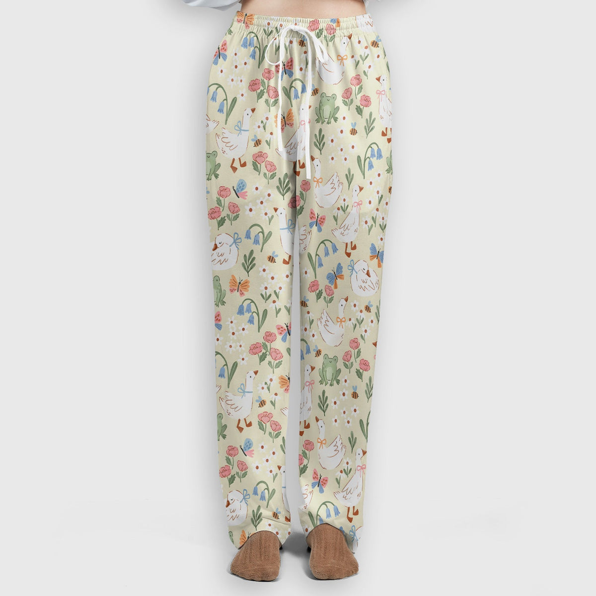 Goose Frog Garden Nurse Scrub Set