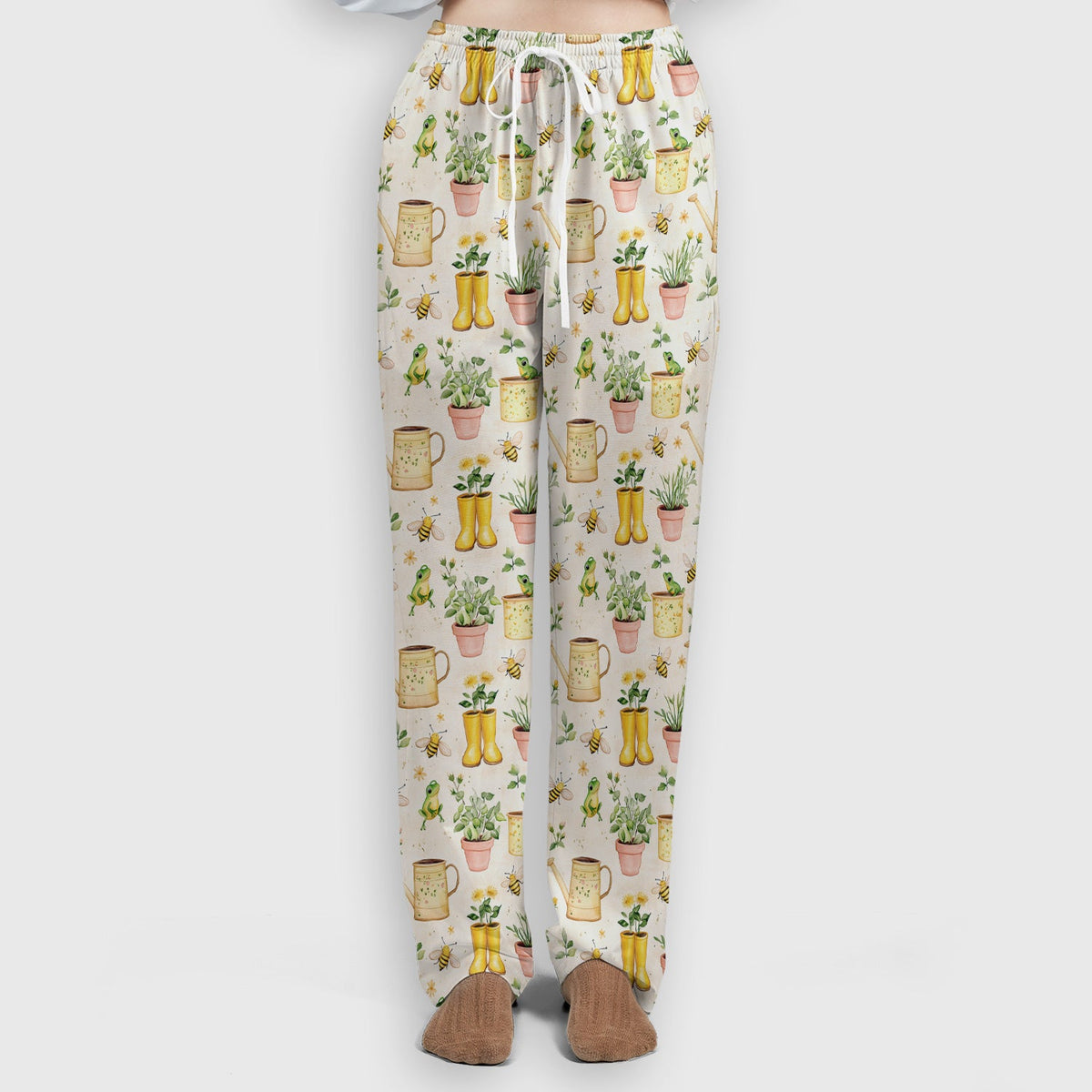 Frog And Bee Garden Nurse Scrub Set