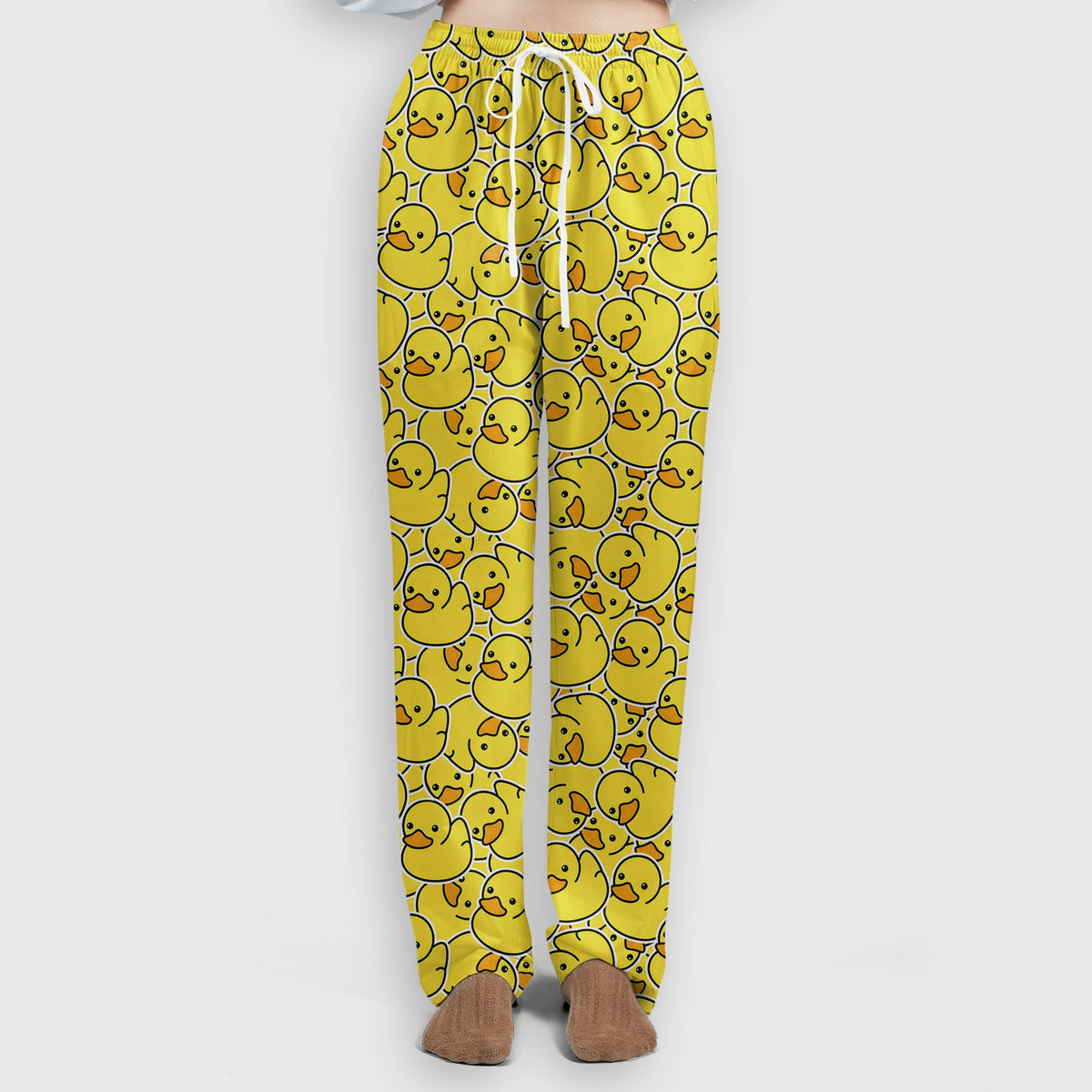 Yellow Rubber Duck Nurse Scrub Set