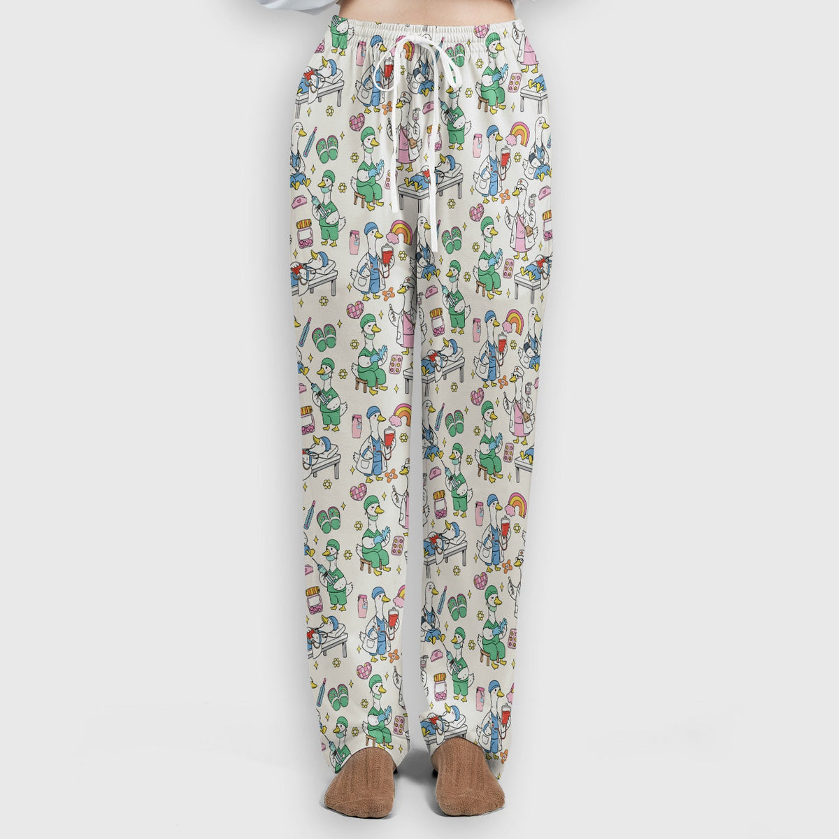 Duck Medical Doodle Nurse Scrub Set