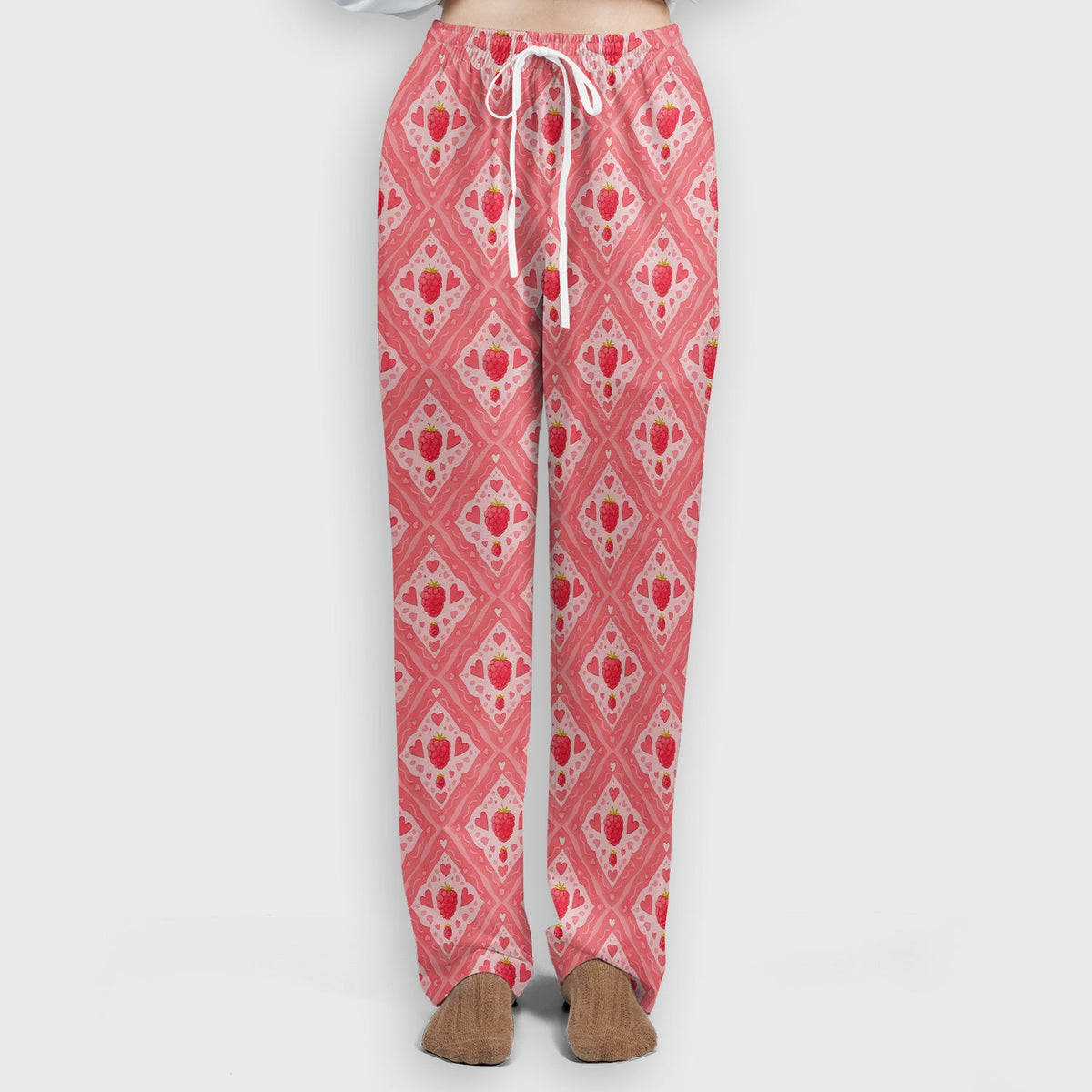 Sweet Red Cherry Gingham Nurse Scrub Set