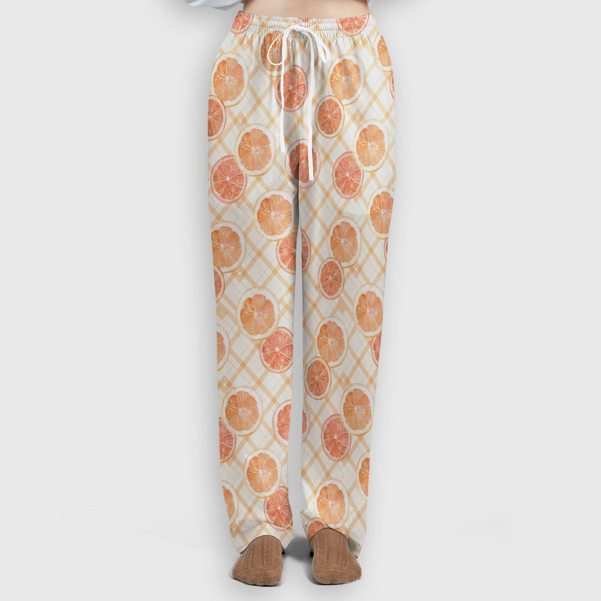 Fresh Grapefruit Slice Nurse Scrub Set