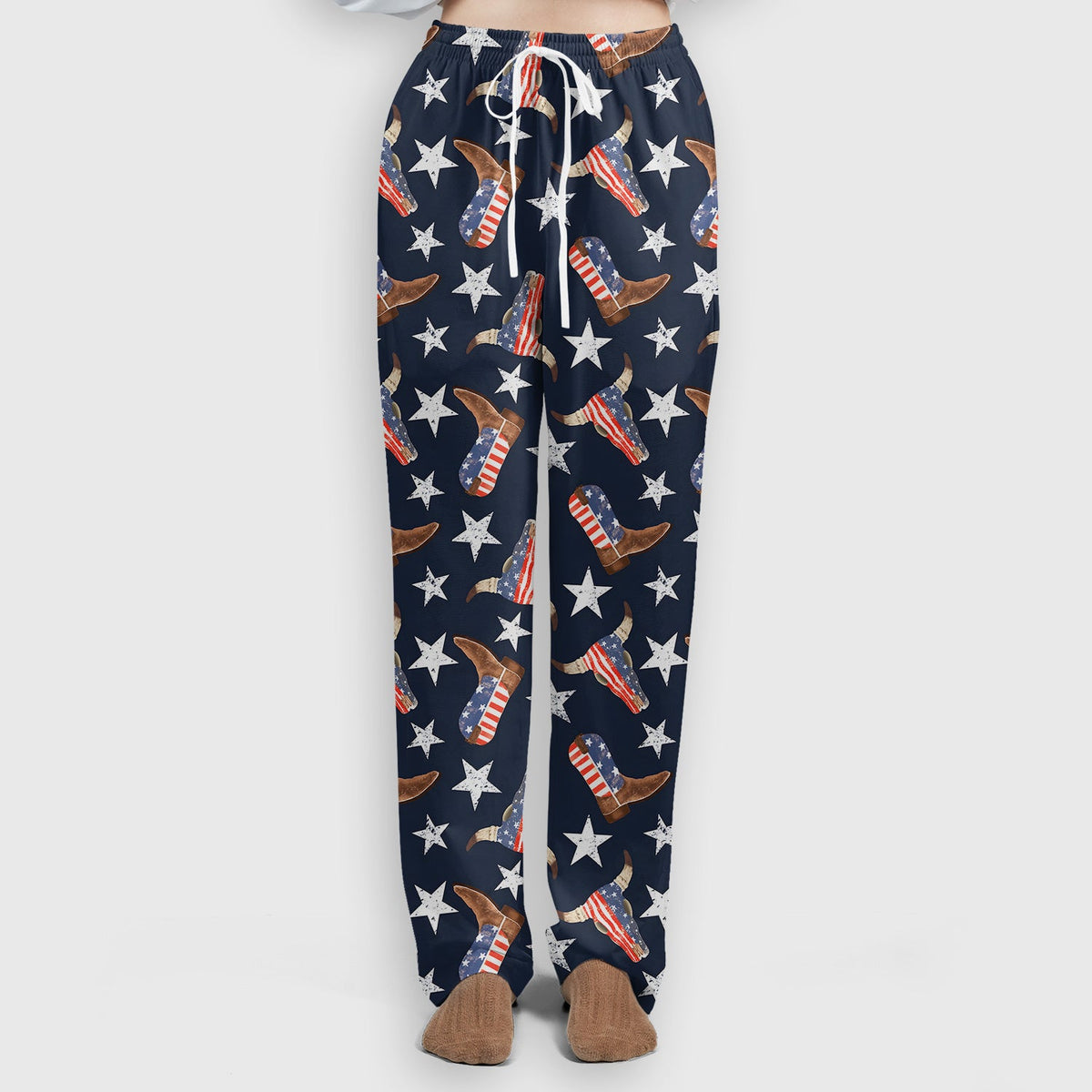 Western Boots Stars Nurse Scrub Set