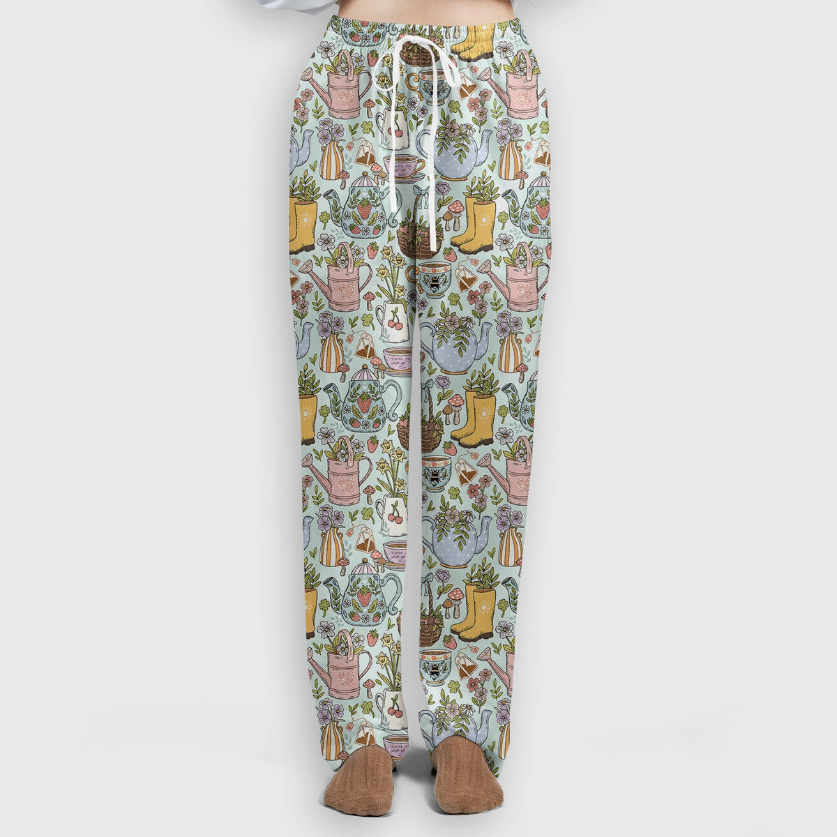 Garden Tea Party Floral Nurse Scrub Set