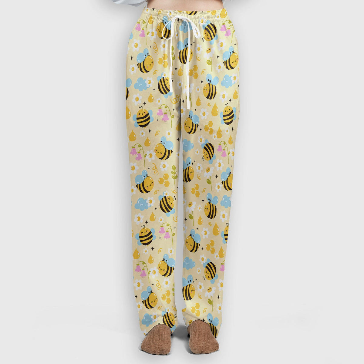 Honey Bee Flower Cloud Nurse Scrub Set