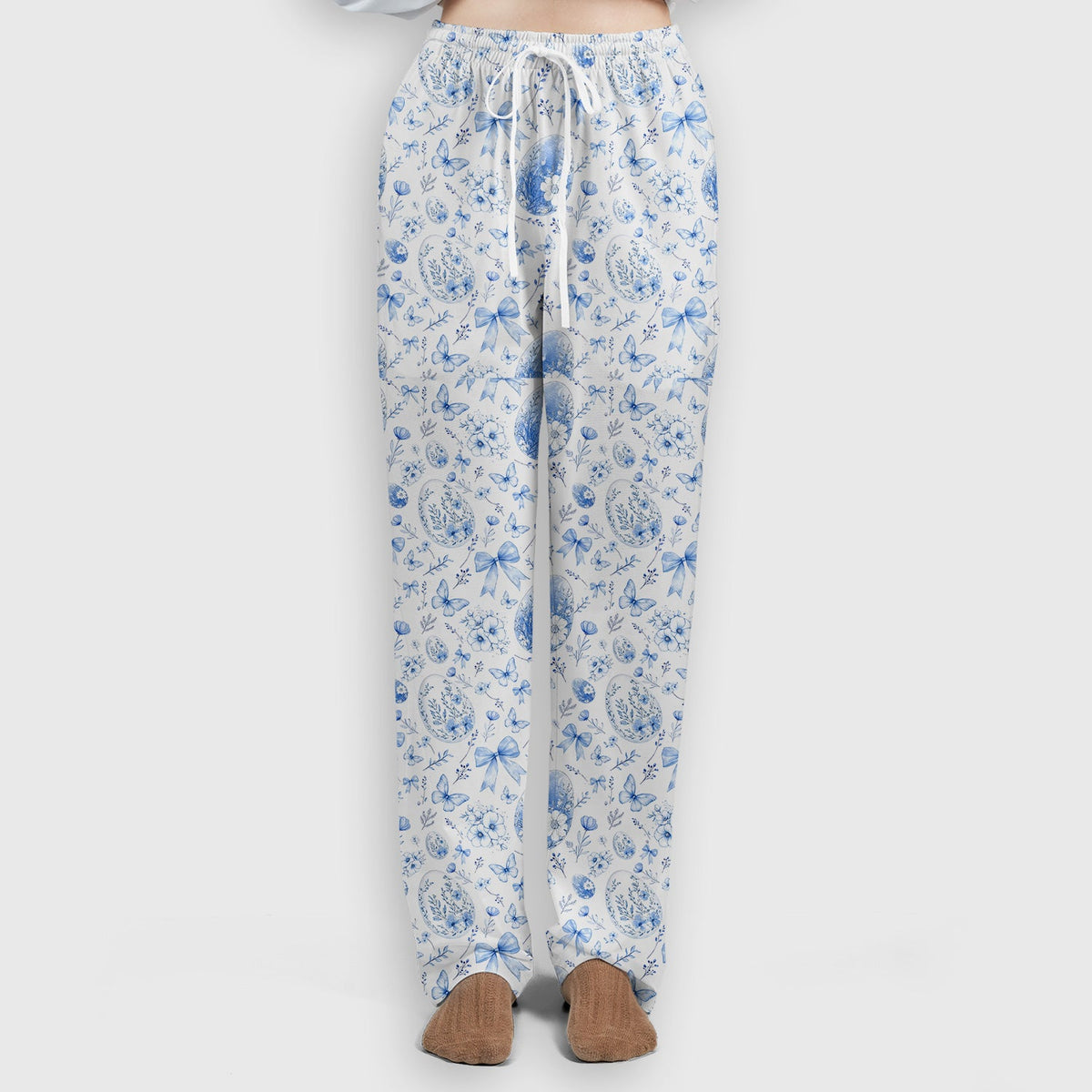 Butterfly Floral Bow Vintage Nurse Scrub Set