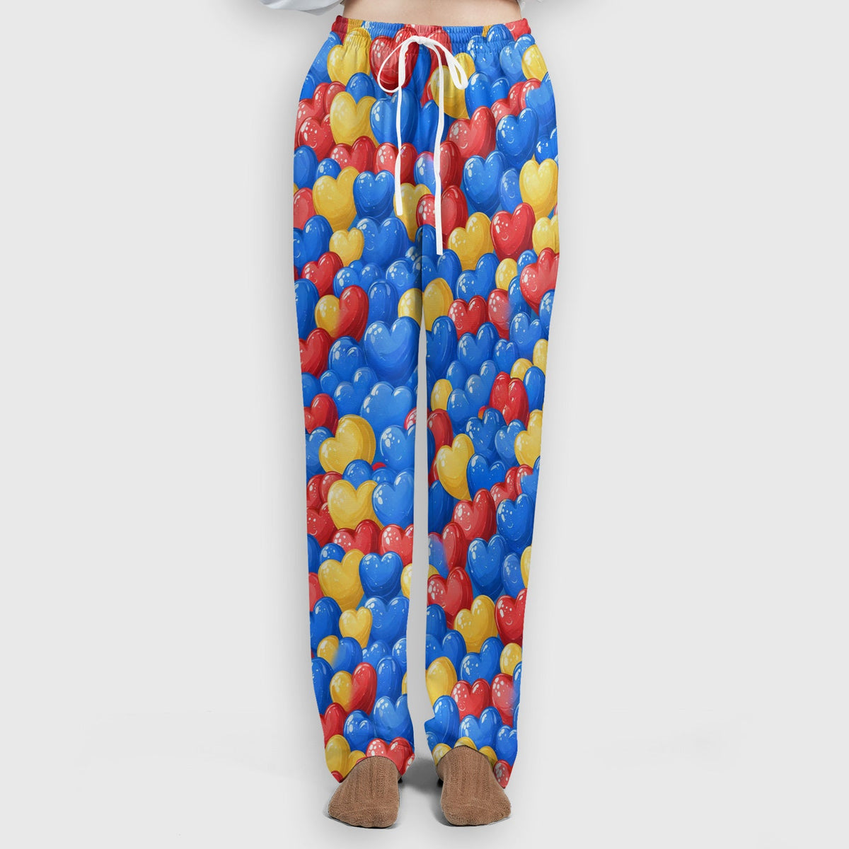 Colorful Autism Heart Nurse Scrub Set