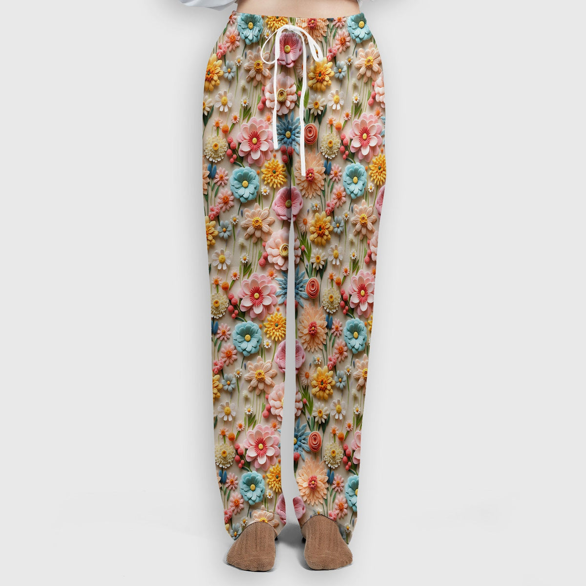 Colorful Blooming Wildflower Nurse Scrub Set