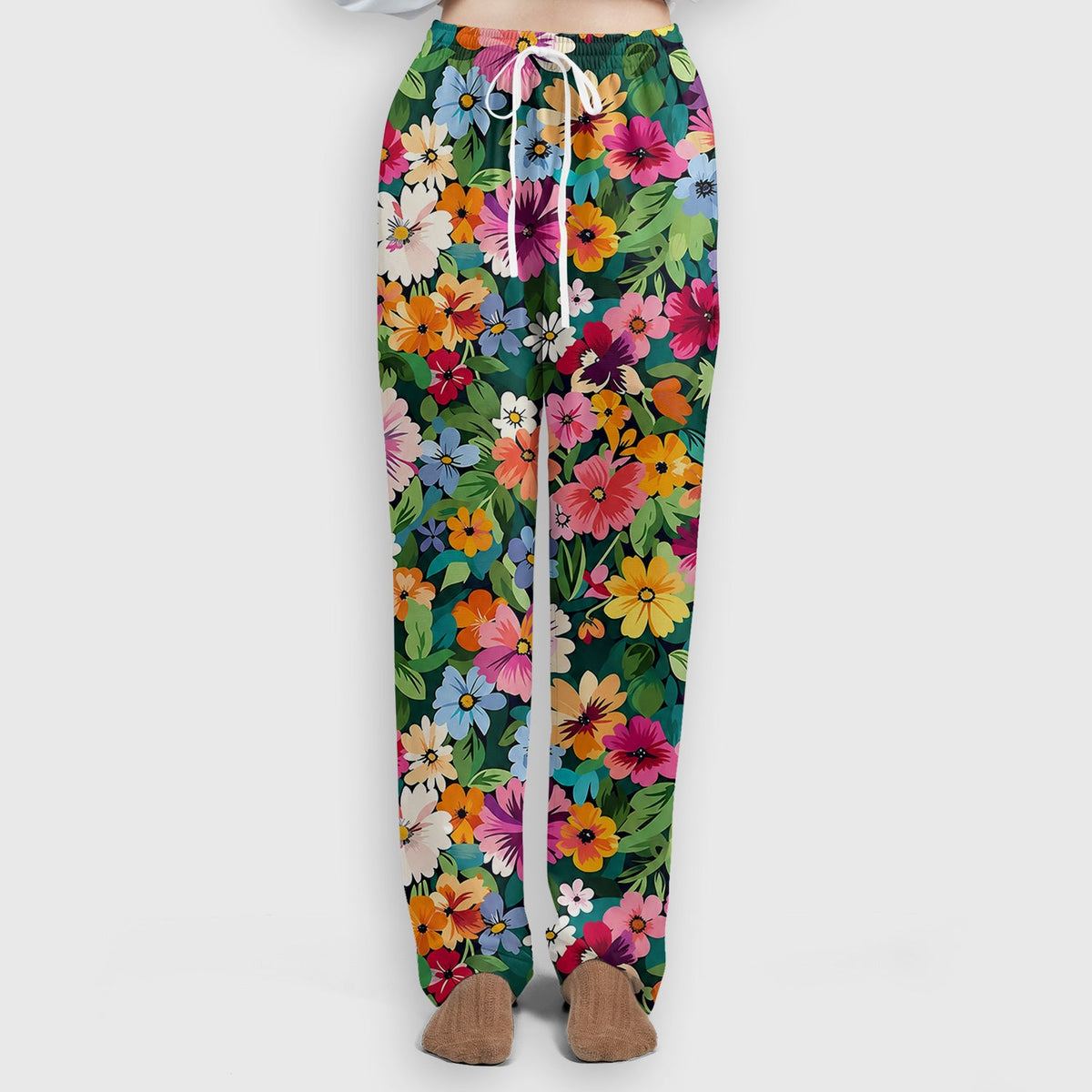 Colorful Wildflower Garden Nurse Scrub Set
