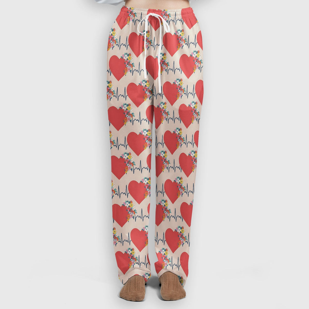 Heartbeat Floral Nurse Scrub Set