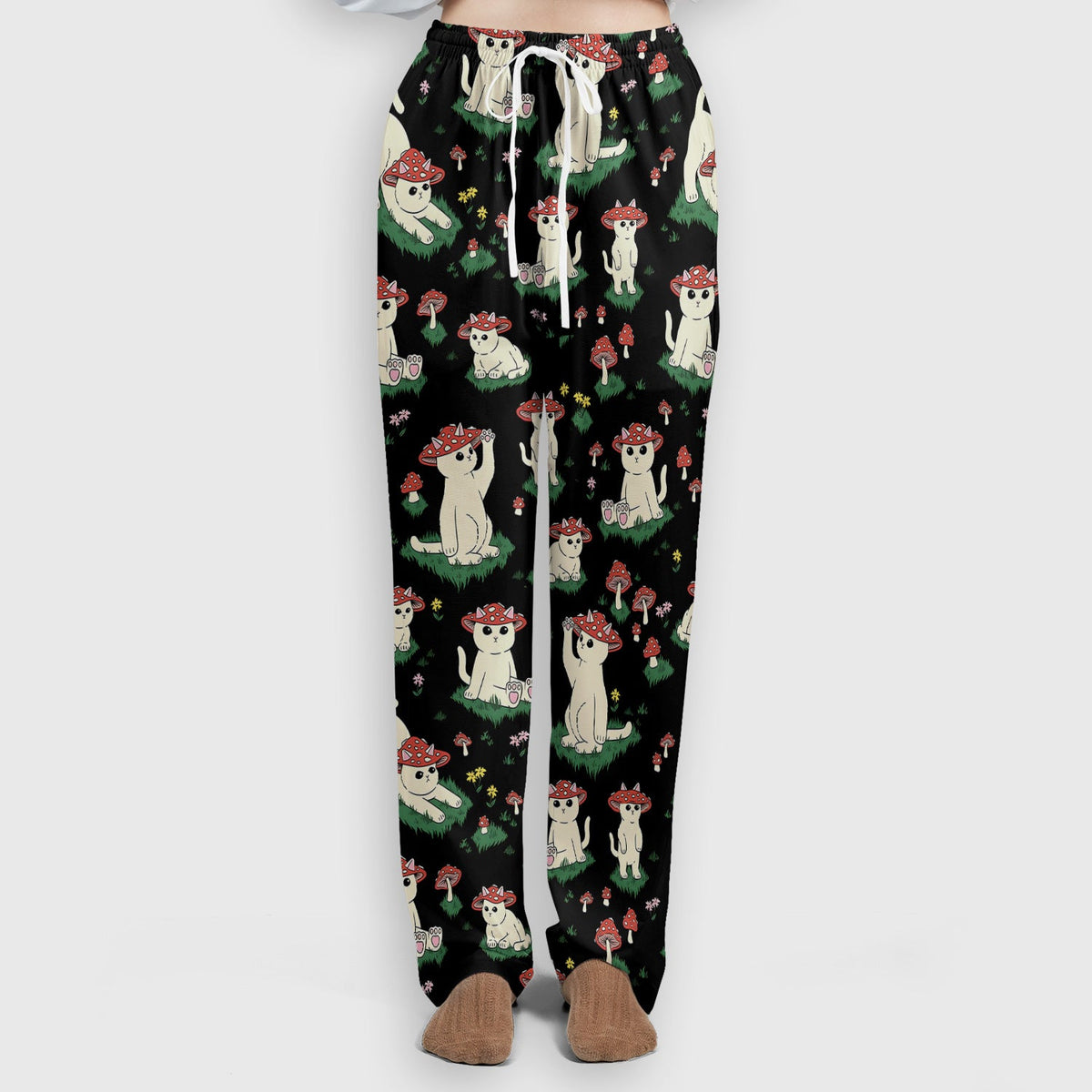 Mushroom Cat Nurse Scrub Set