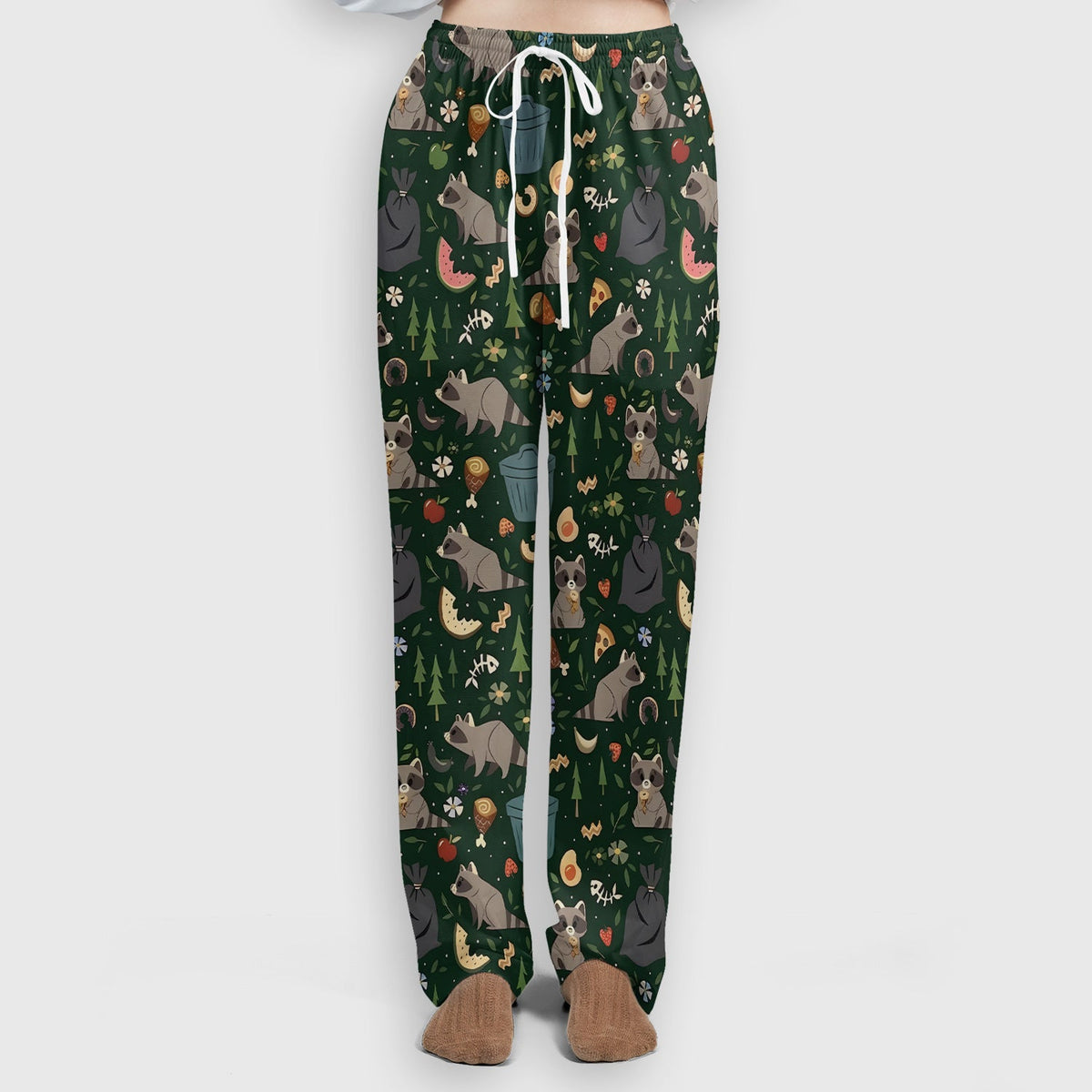 Raccoon Forest Food Nurse Scrub Set
