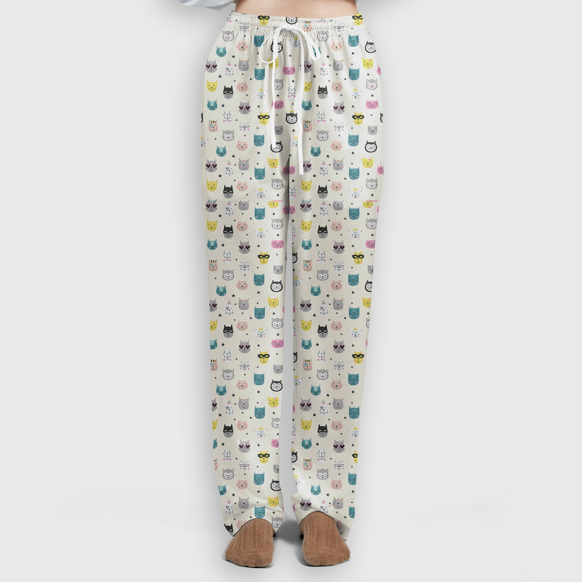 Colorful Kitty Nurse Scrub Set
