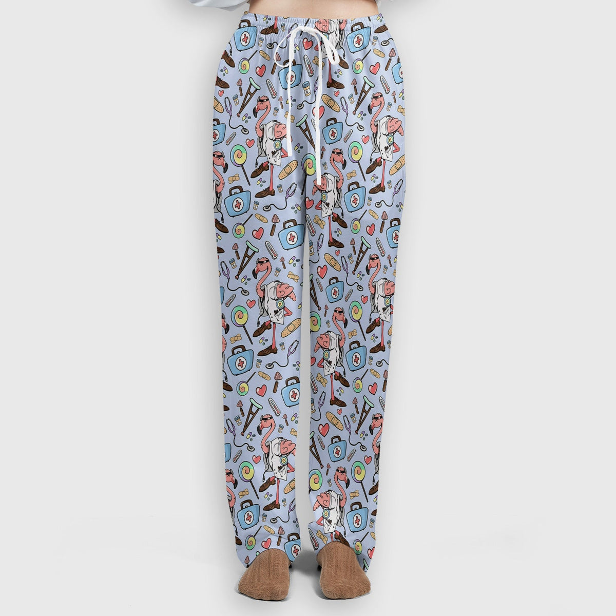 Flamingo Medical Nurse Scrub Set