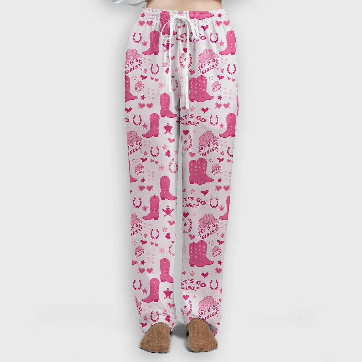Pink Cowgirl Boots Nurse Scrub Set