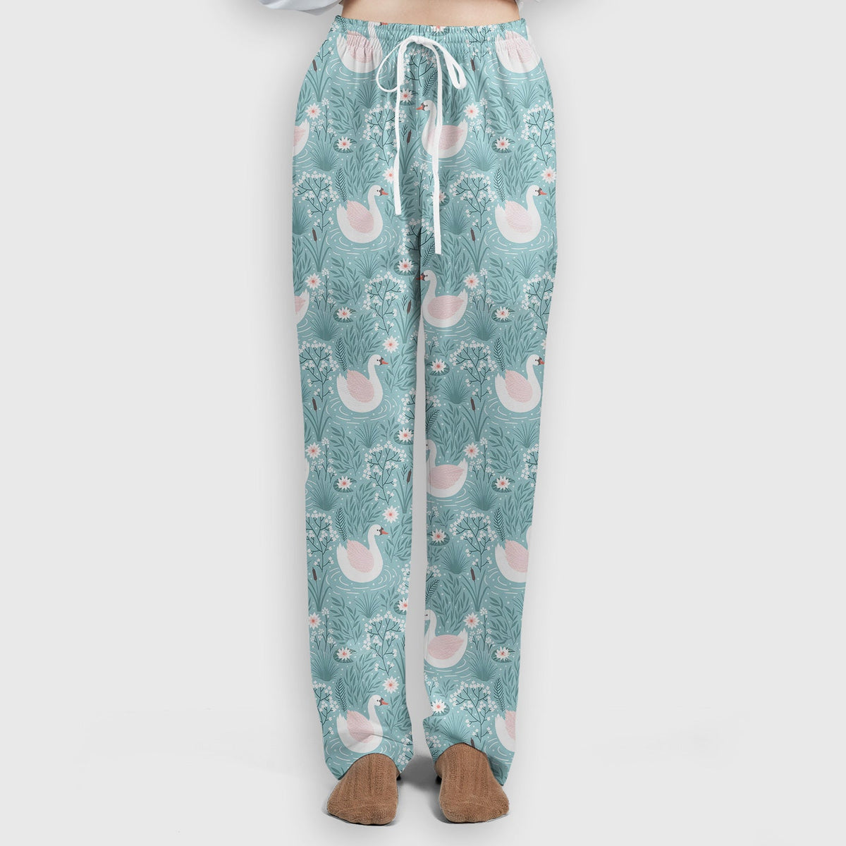 Sweet Swan Waterlily Garden Nurse Scrub Set