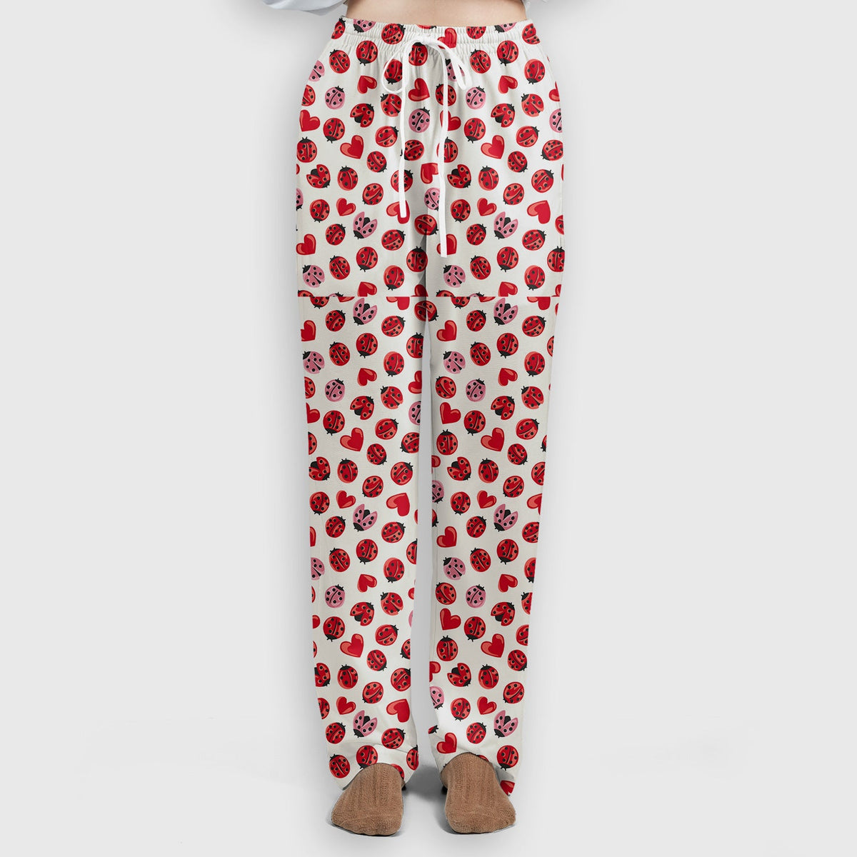 Ladybug Red Heart Nurse Scrub Set