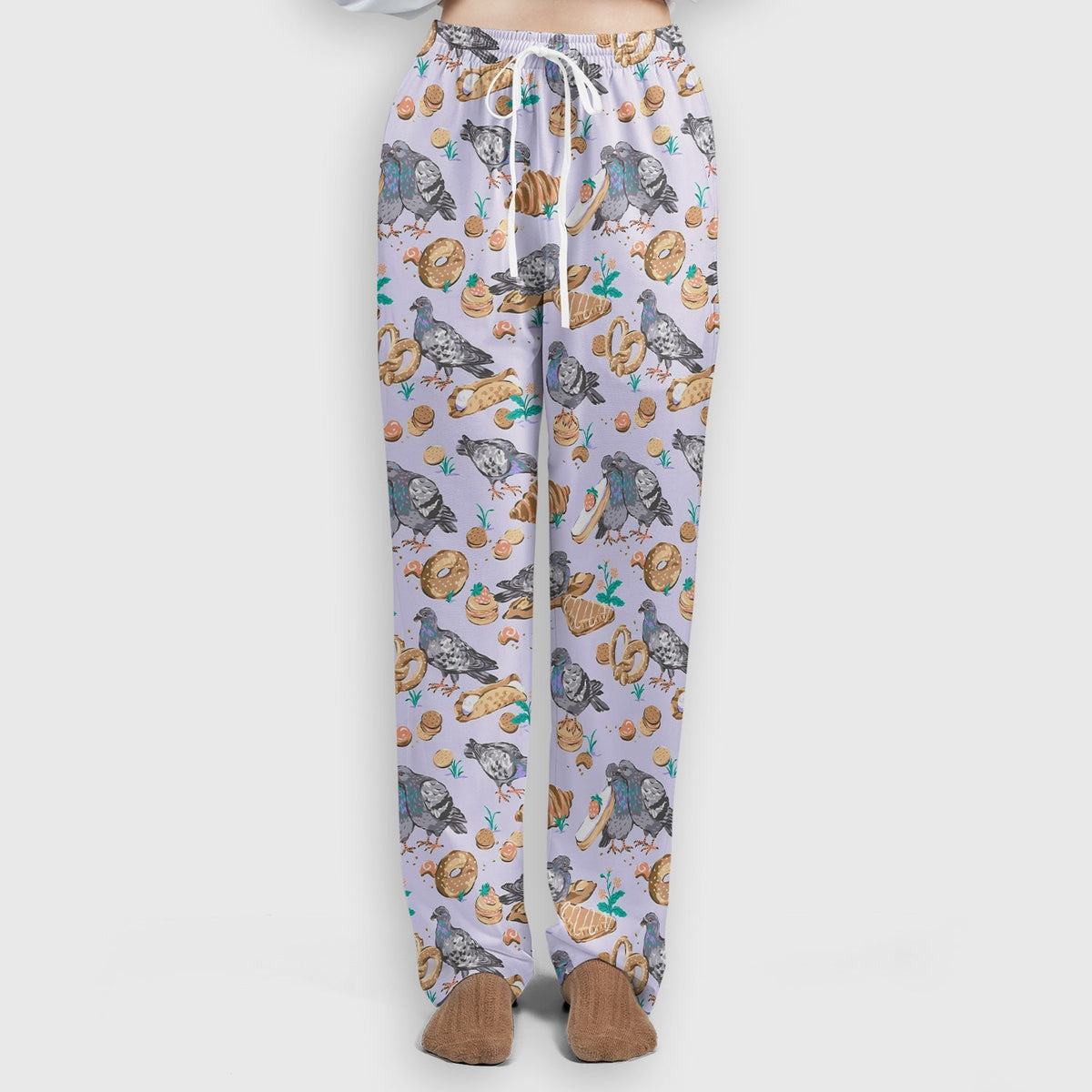 Pigeon Bread Snack Nurse Scrub Set