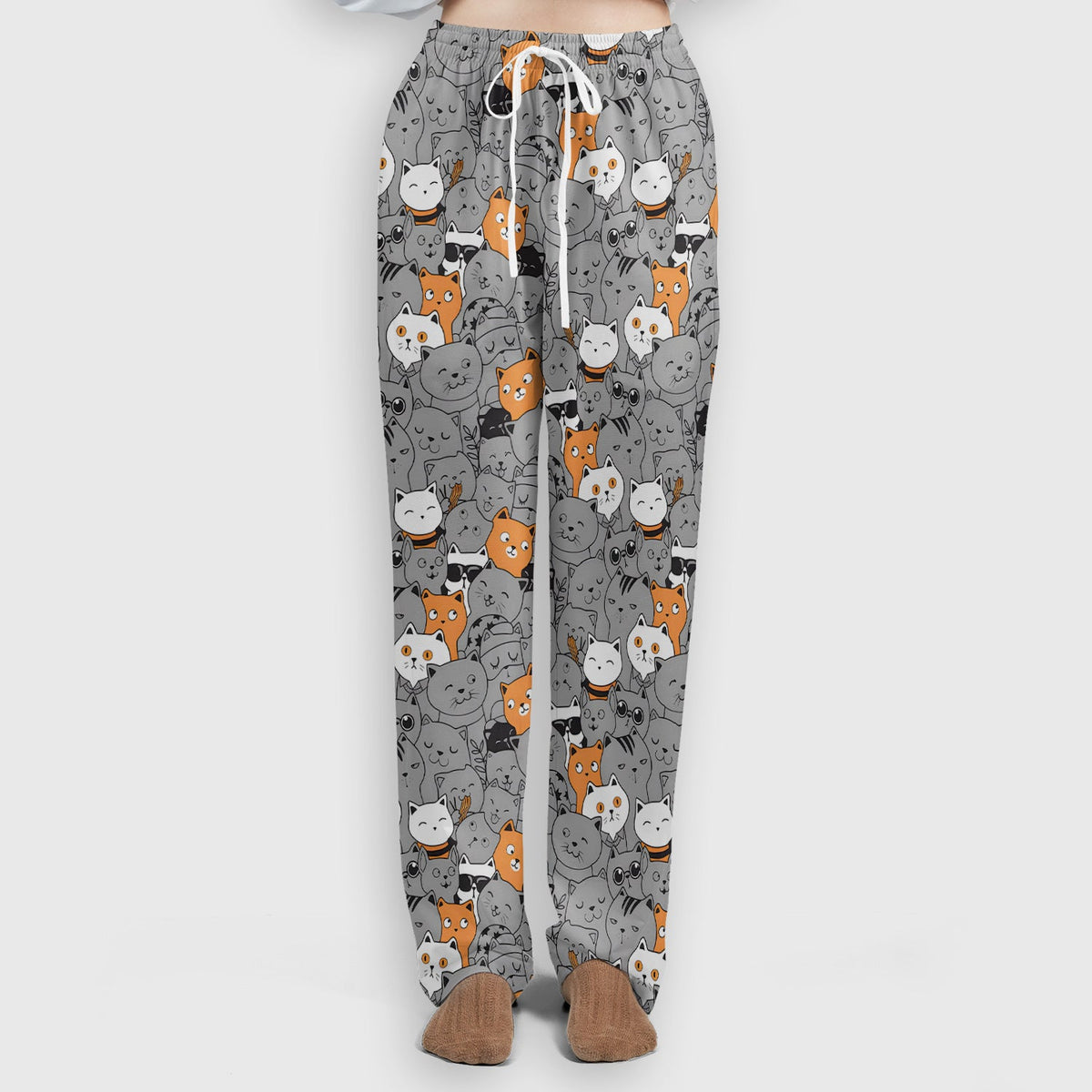 Cats Cute Expressions Nurse Scrub Set