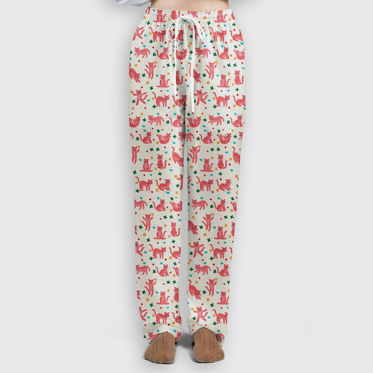 Pink Cat Nurse Scrub Set