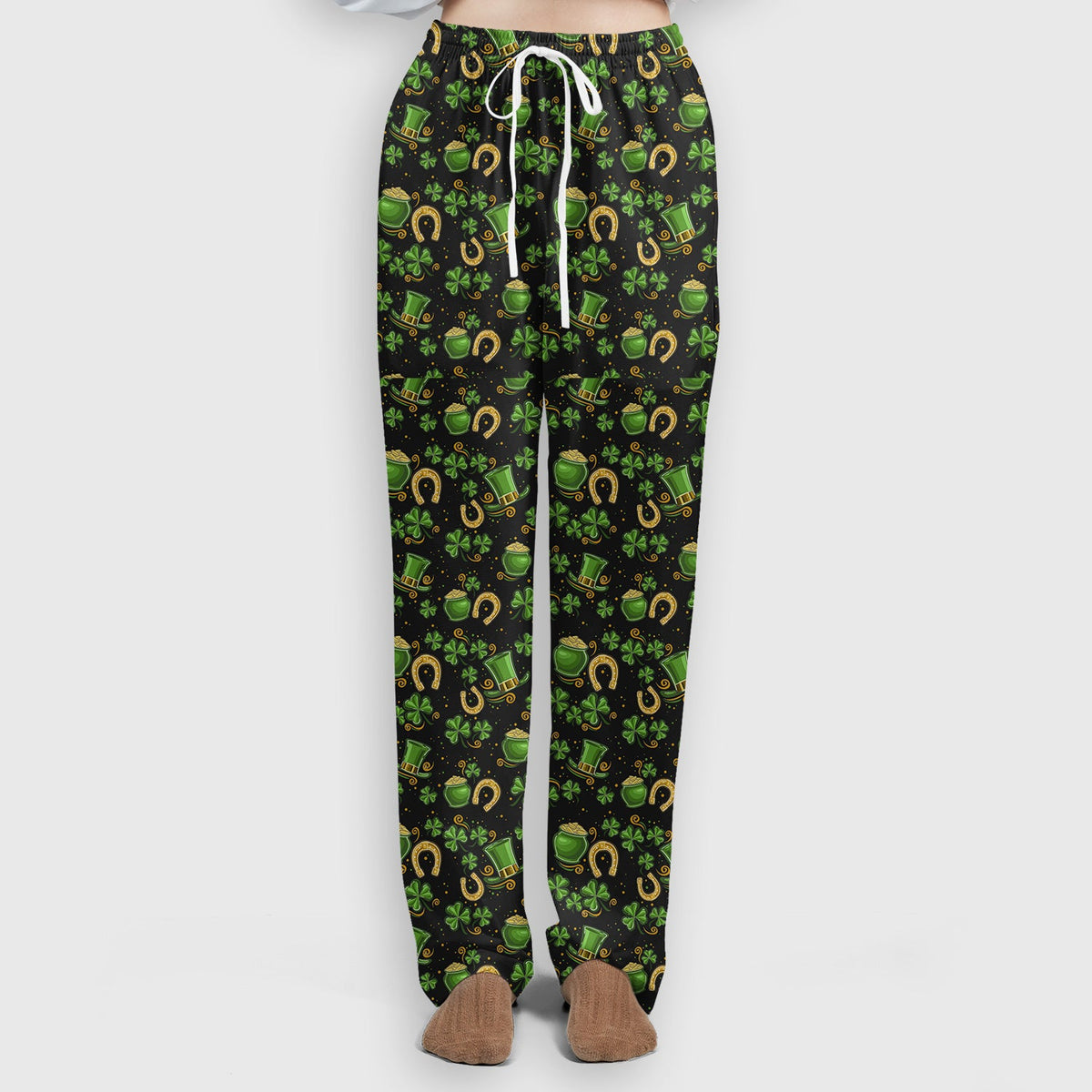 St Patrick Shamrock Nurse Scrub Set