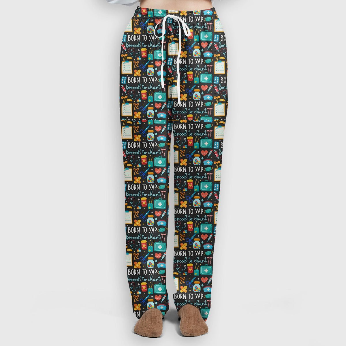 Born To Yap Medical Tools Nurse Scrub Set