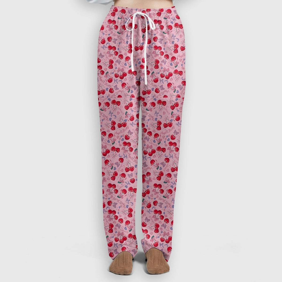 Cherry Blossom Scrub Set, Sweet Pink Nursing Uniform For Women