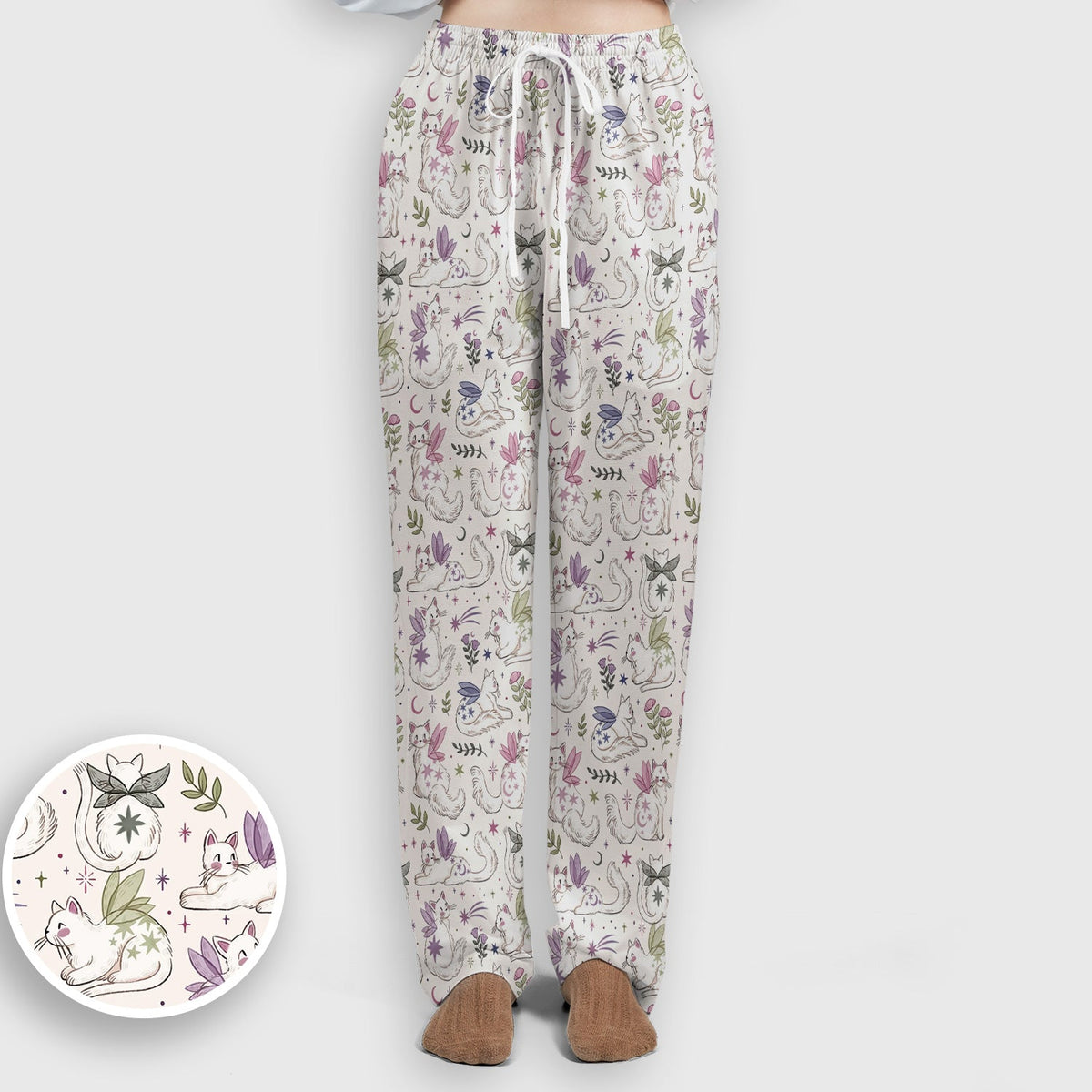 Fairy Cat Moon Star Nurse Scrub Set