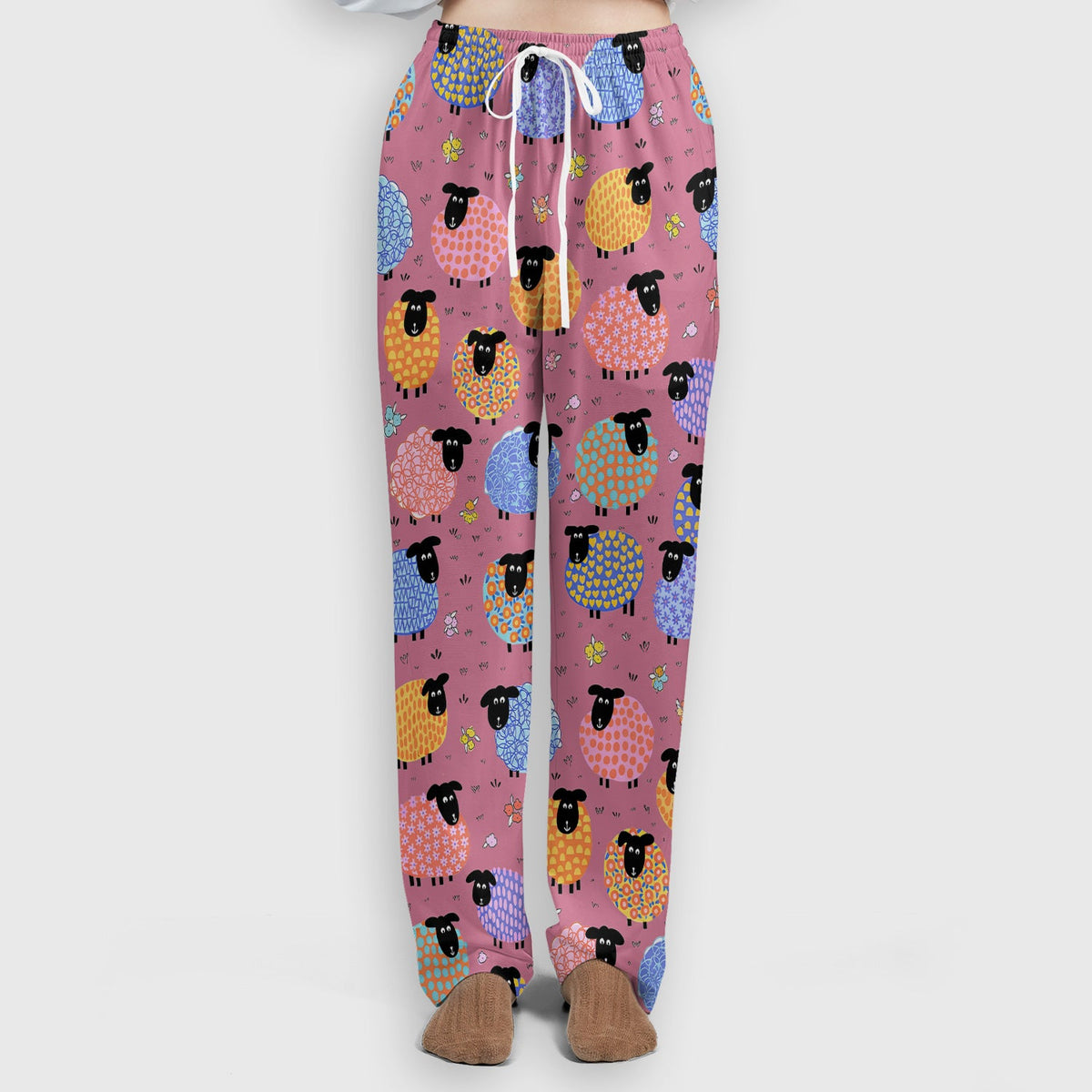 Colorful Sheep Nurse Scrub Set