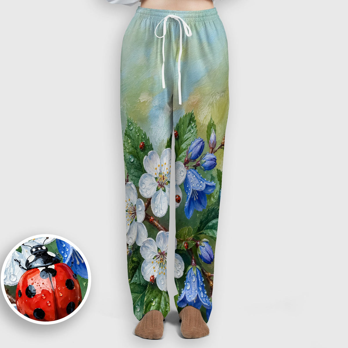 Ladybug Blossom Garden Nurse Scrub Set