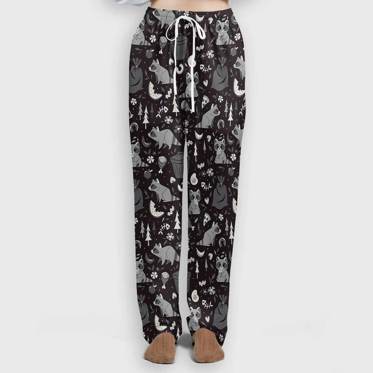 Raccoon Forest Food Nurse Scrub Set
