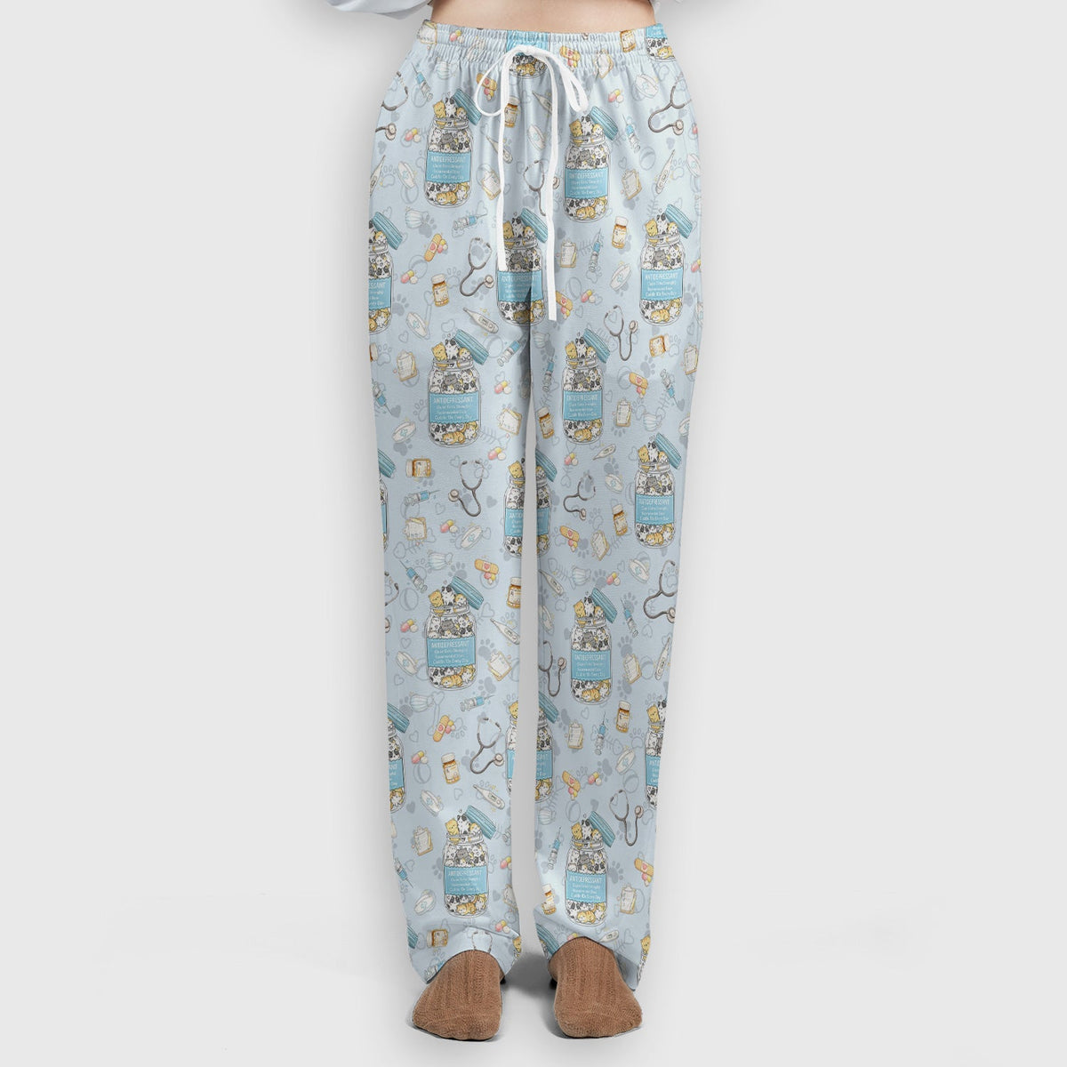 Antidepressant Cat Jar Nurse Scrub Set