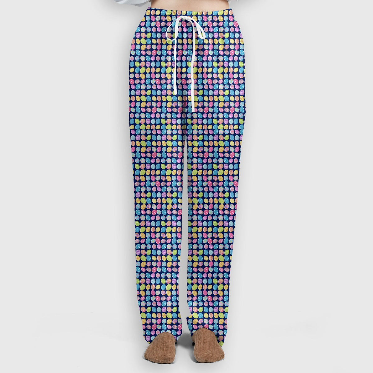 Colorful Easter Eggs Nurse Scrub Set