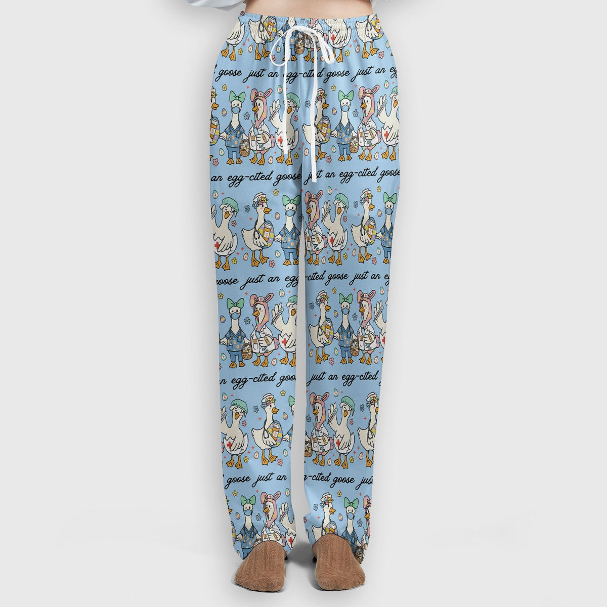 Easter Goose Nurse Scrub Set