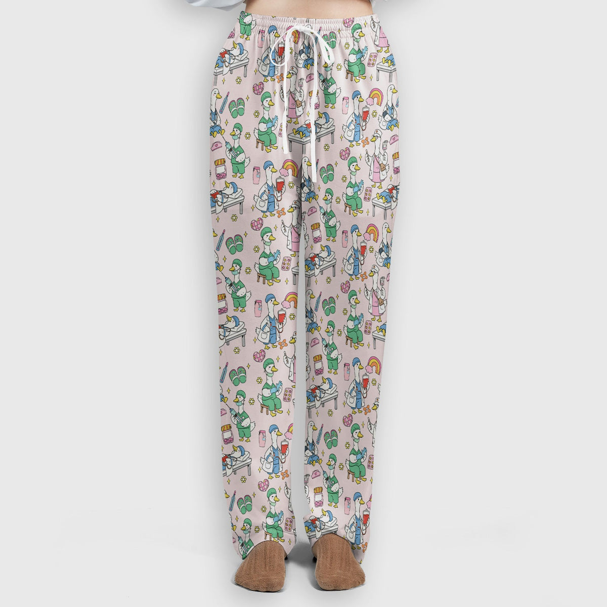 Duck Medical Doodle Nurse Scrub Set