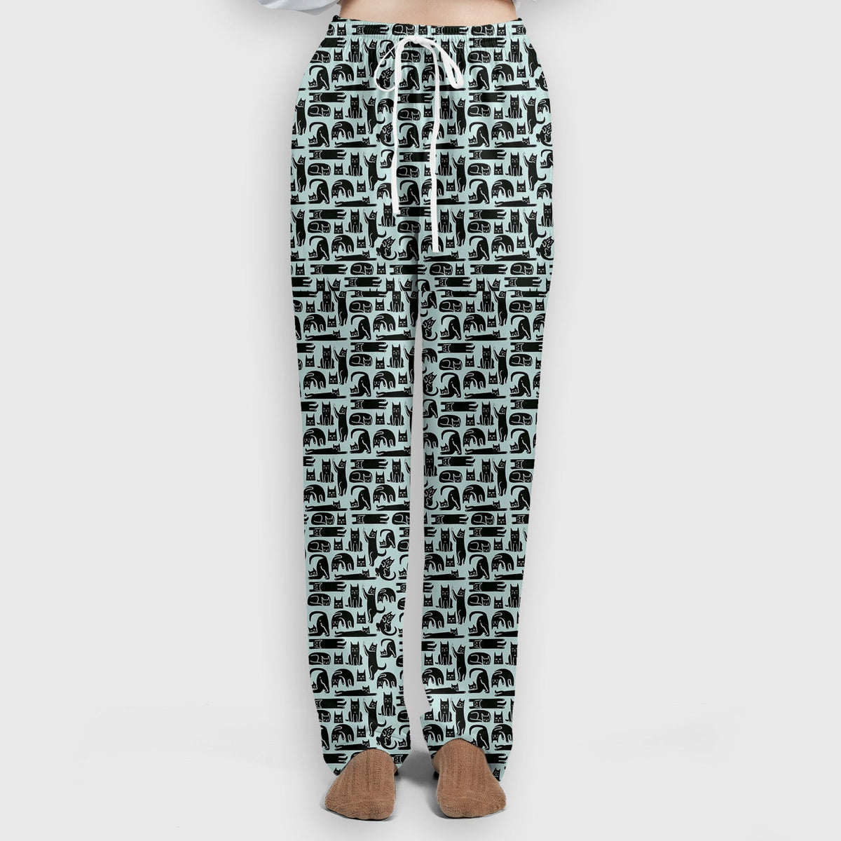 Funny Cat Poses Nurse Scrub Set
