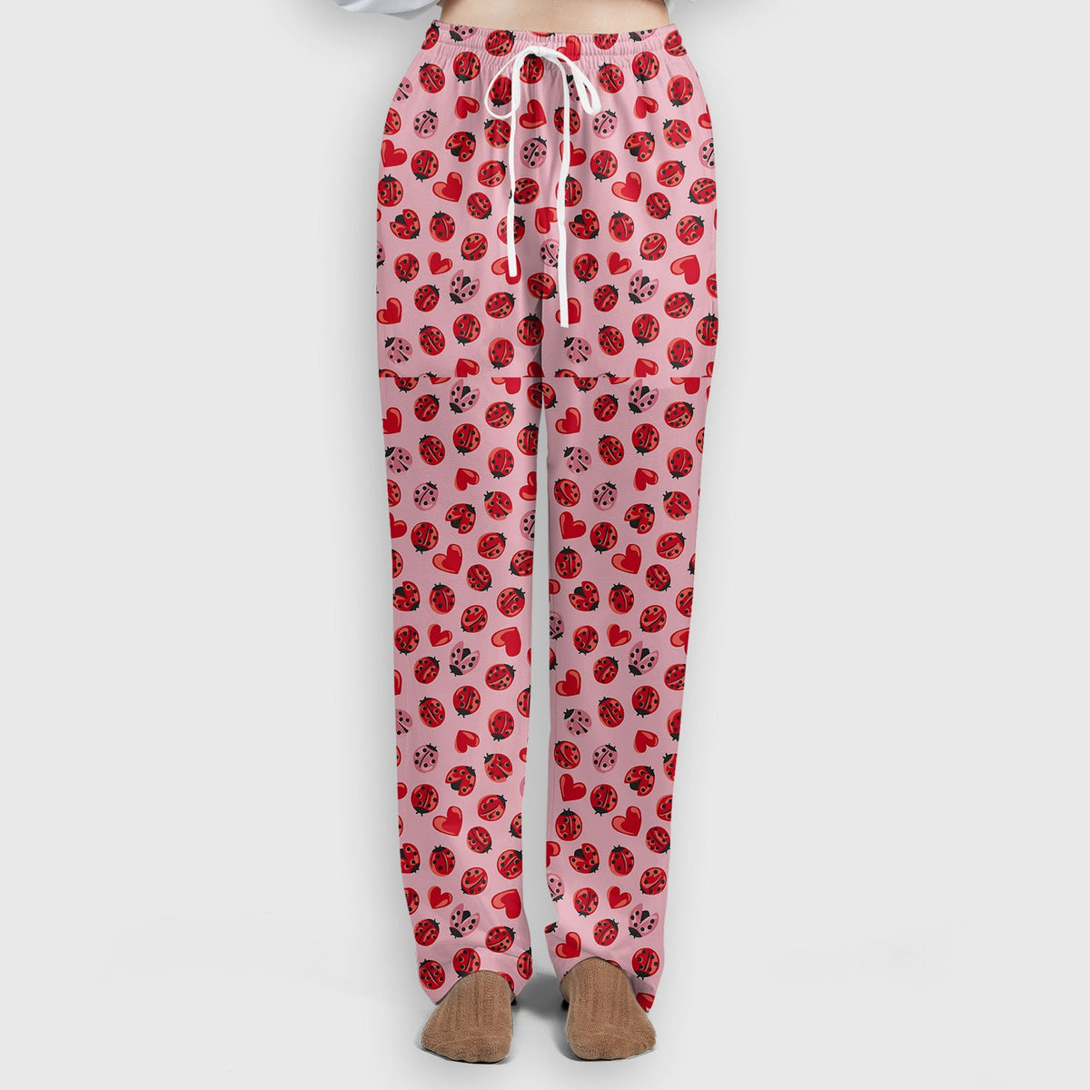 Ladybug Red Heart Nurse Scrub Set