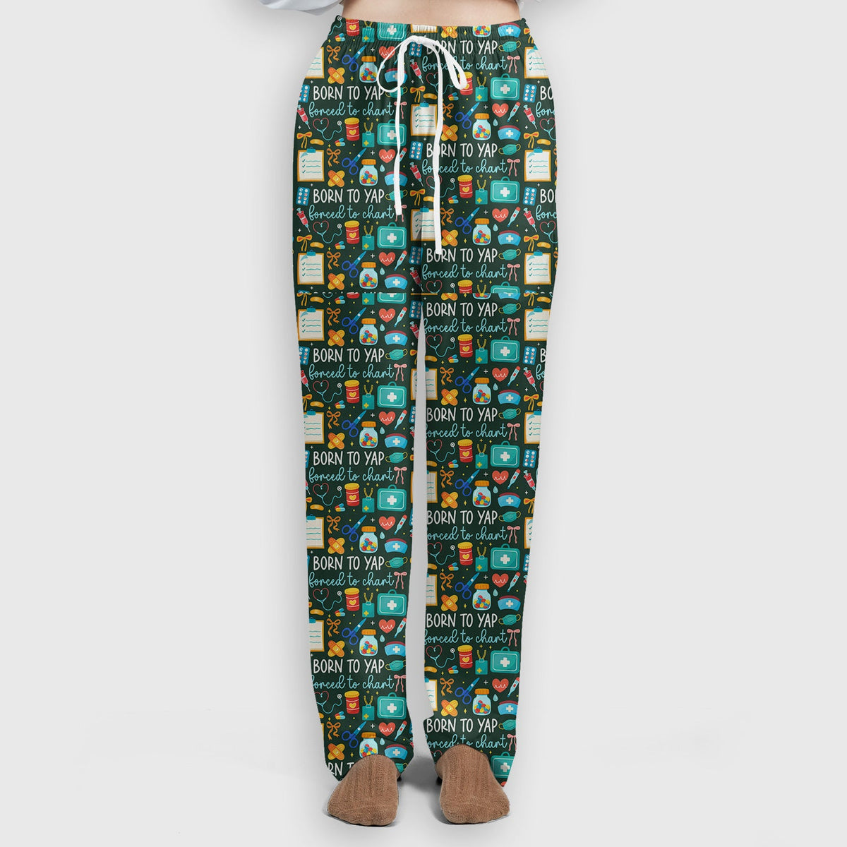 Born To Yap Medical Tools Nurse Scrub Set