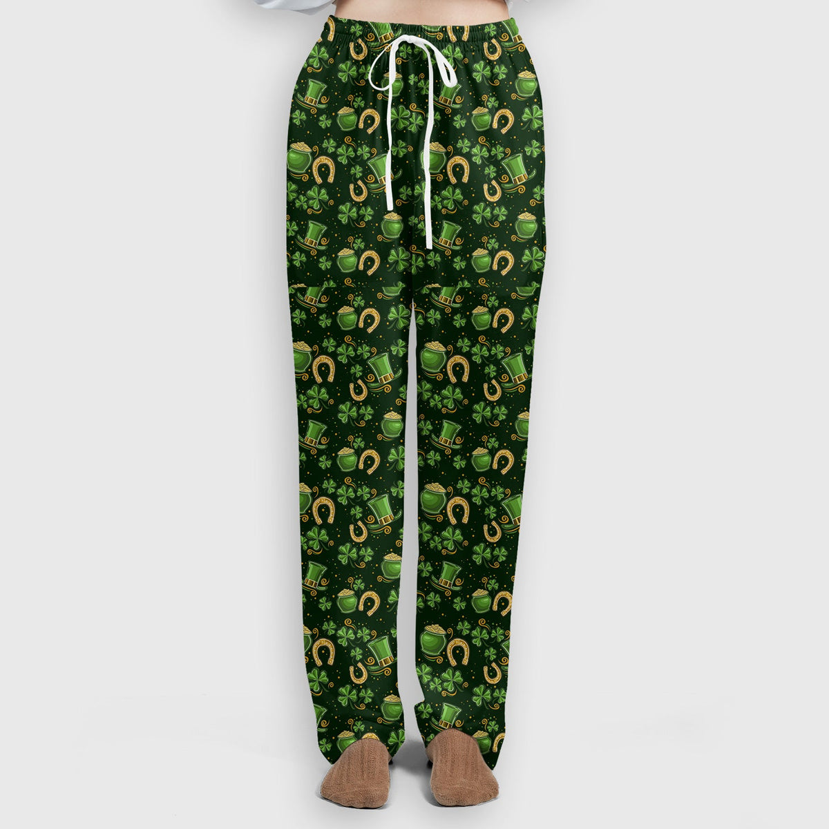 St Patrick Shamrock Nurse Scrub Set