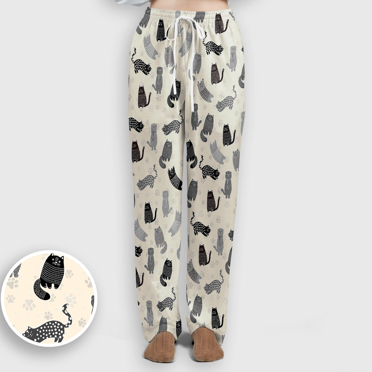 Cat Paw Print Nurse Scrub Set