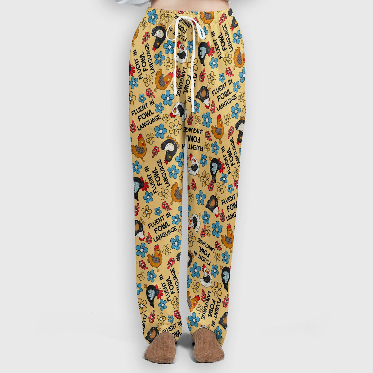 Fluent In Fowl Language Nurse Scrub Set